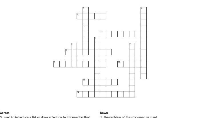 Literary crossword puzzle a raisin in the sun